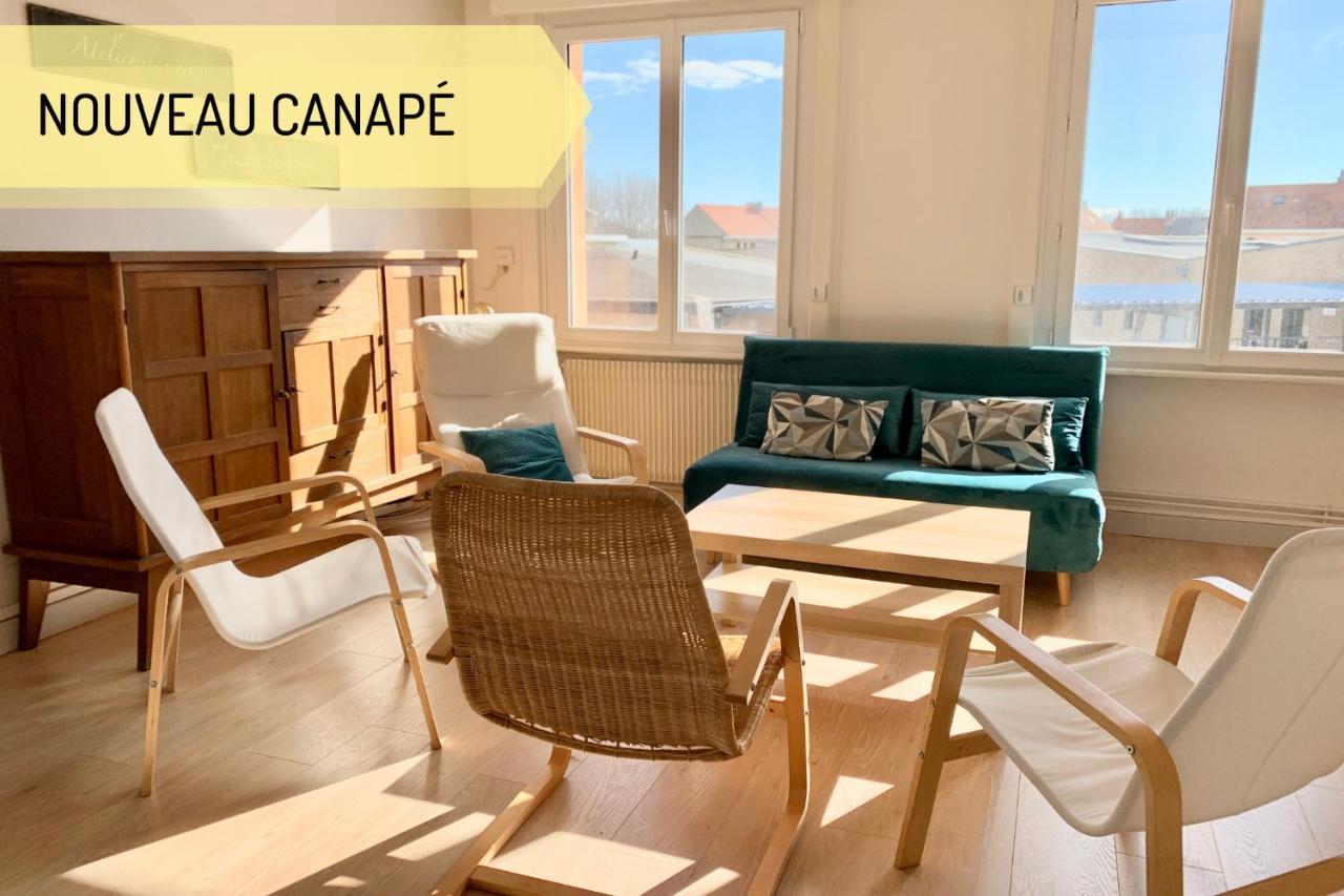 Appartement La Rafale - Acces Prive Plage - Jardin - Arrivee Autonome Gravelines Dış mekan fotoğraf